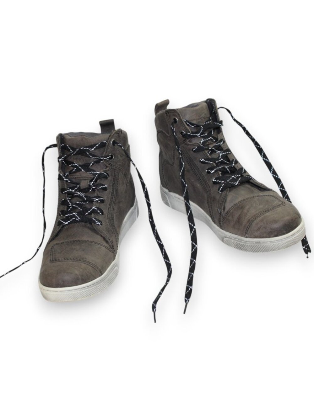 Harley-Davidson Bateman 4 Metal Grey Leather Riding Sneaker Boots 8.5 - Picture 6 of 11